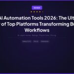 <h1>Best AI Automation Tools 2026: The Ultimate Review of Top Platforms Transforming Business Workflows</h1>