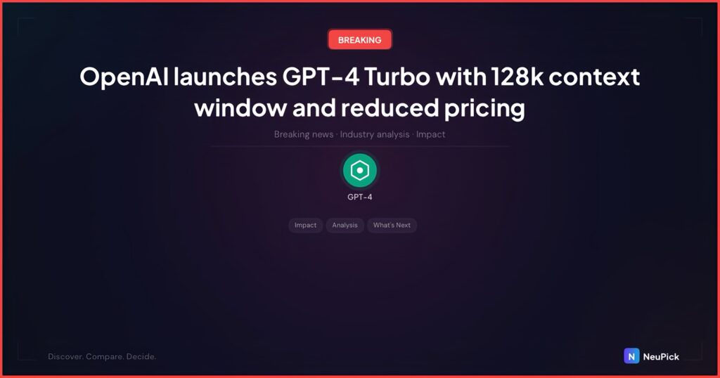 <h1>GPT-4 Turbo Gets Major Performance Boost in 2026: 40% Faster Processing Changes Everything</h1>